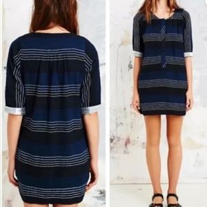 Ace & Jig Atlas Striped Shirt Dress Blue (Size S)
